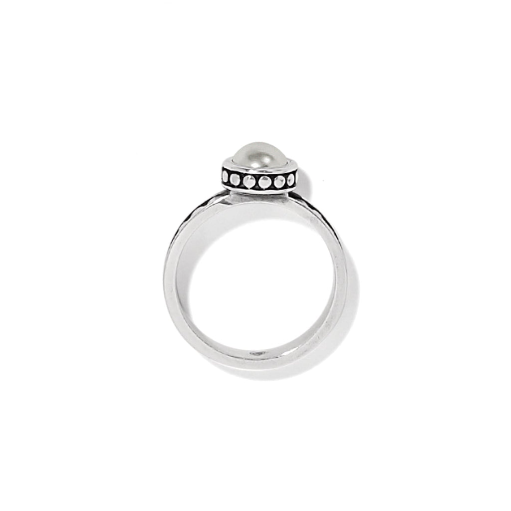 Brighton Pebble Dot Perle Slim Band Ring Stil J63123