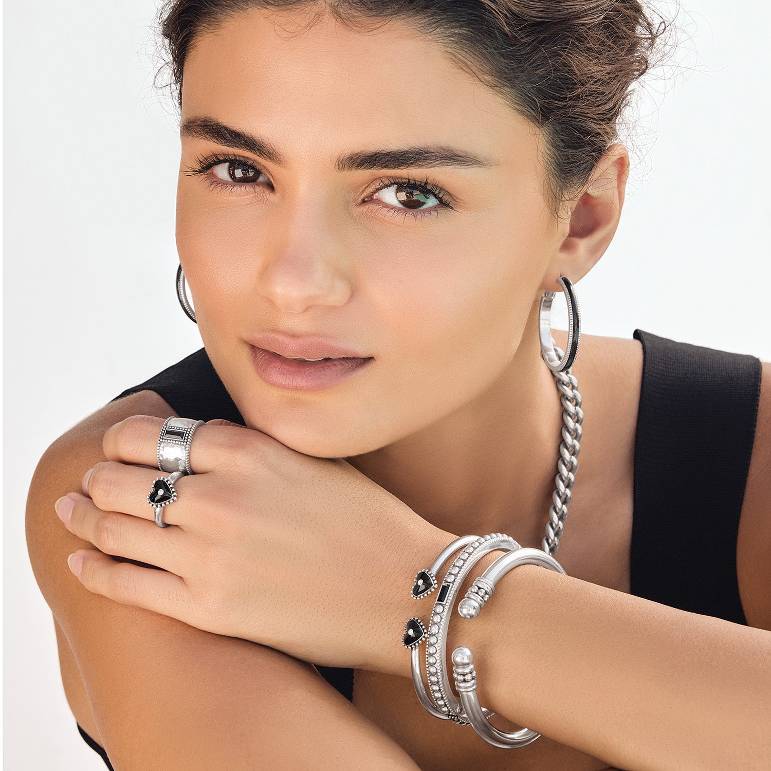 Brighton Pretty Tough Amour Heart Ring Stil J63553