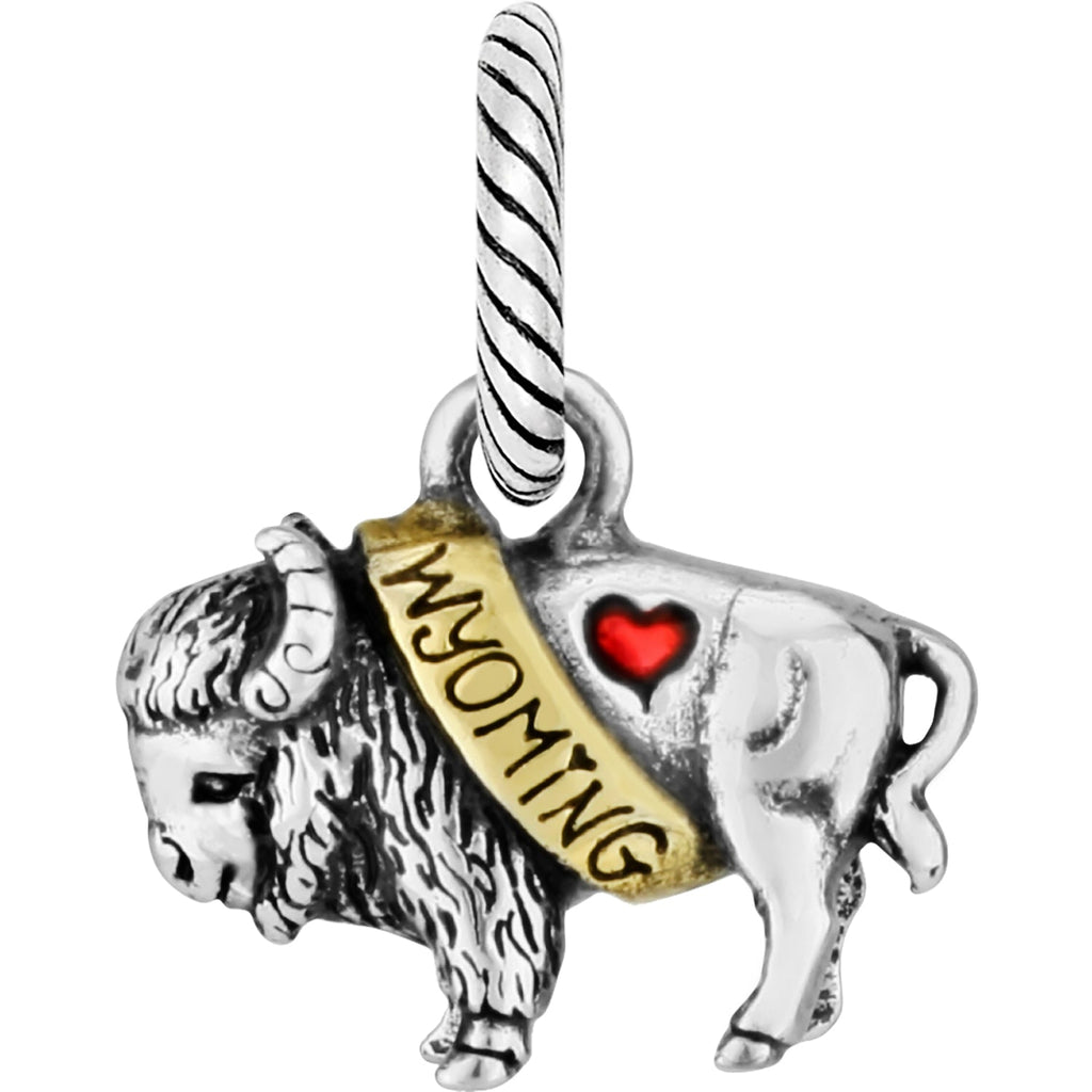 Brighton Wyoming Bison Charm Stil J91512