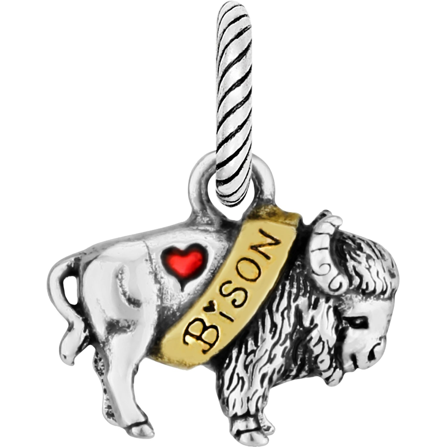 Brighton Wyoming Bison Charm Stil J91512