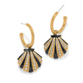 Brighton Twilight Waters Shell Hoop Ohrringe Stil JA0173