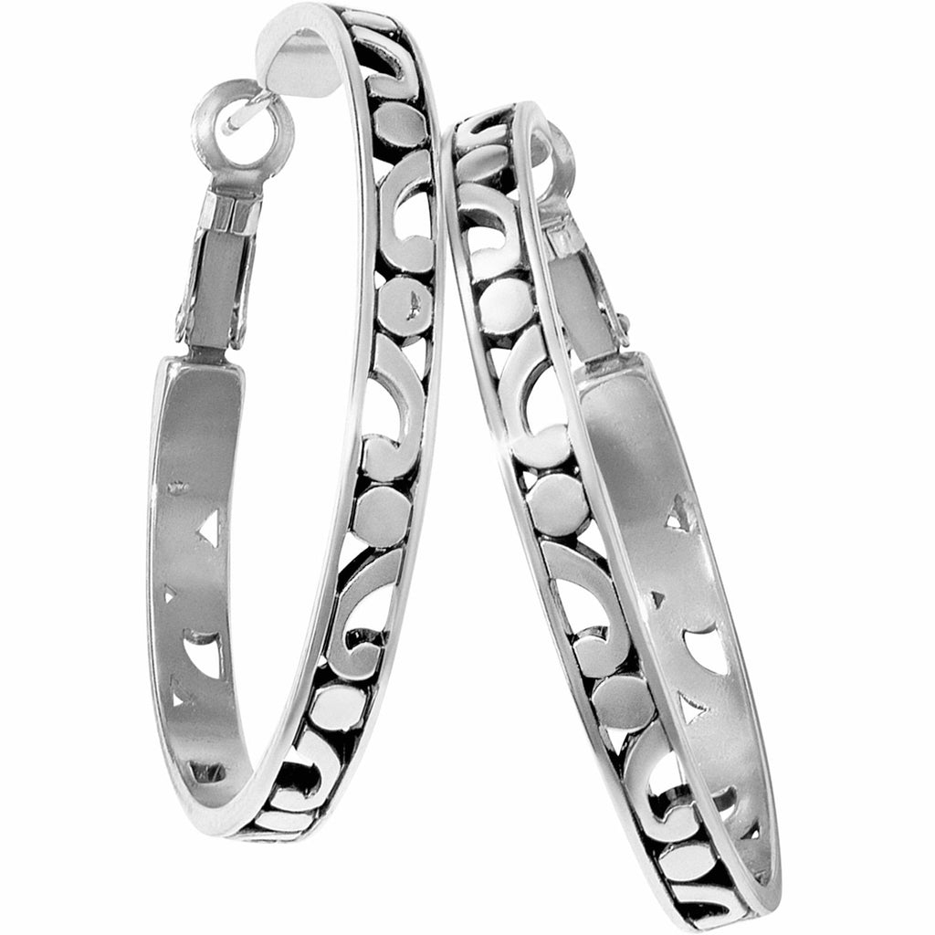 Brighton Contempo Große Creolen Stil JE8180 - Silber