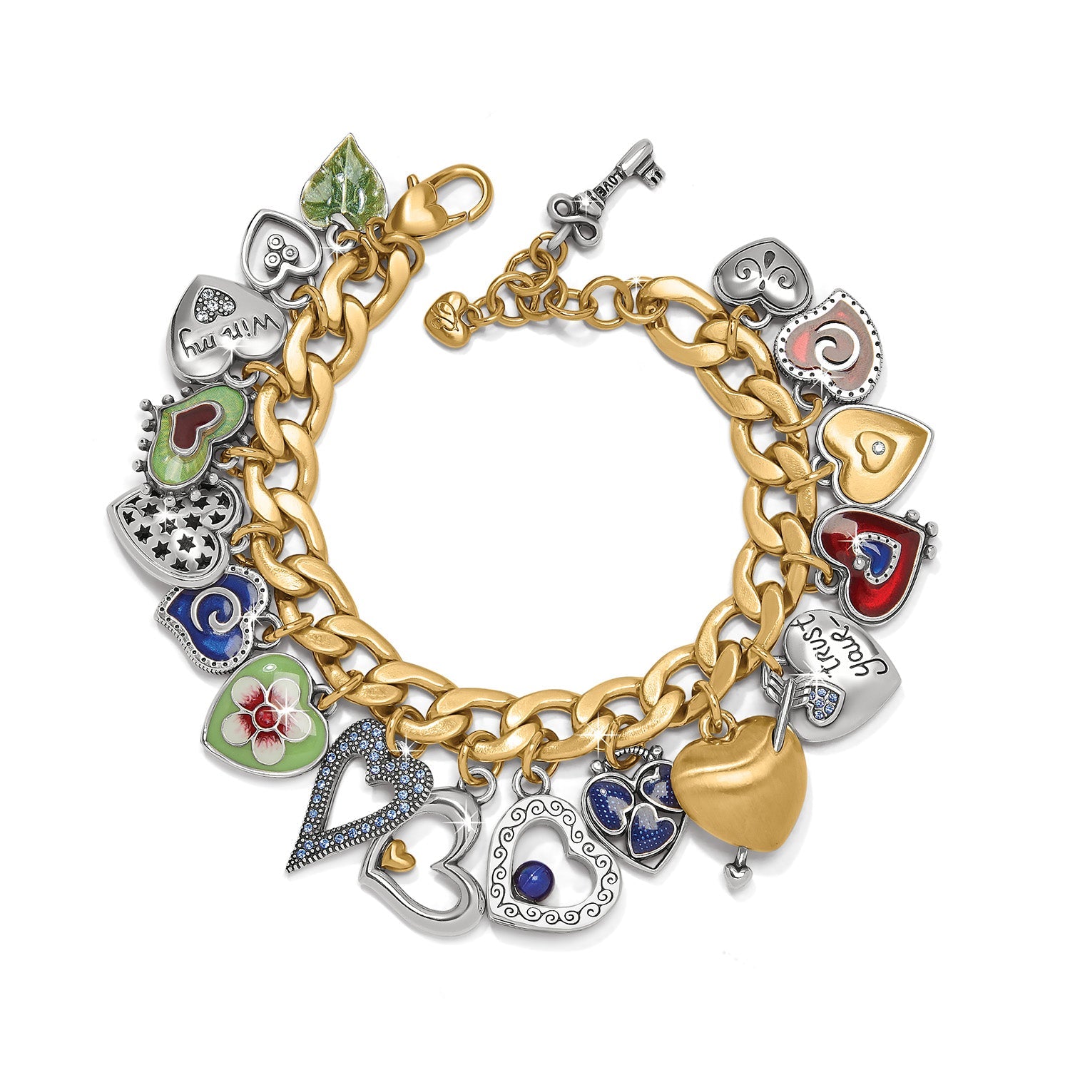 Brighton One Heart Charm Armband Stil JF0209
