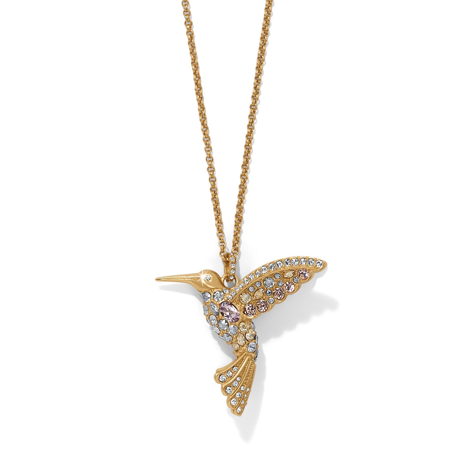 Vertrauen Sie Ihrer Reise Golden Hummingbird Halskette