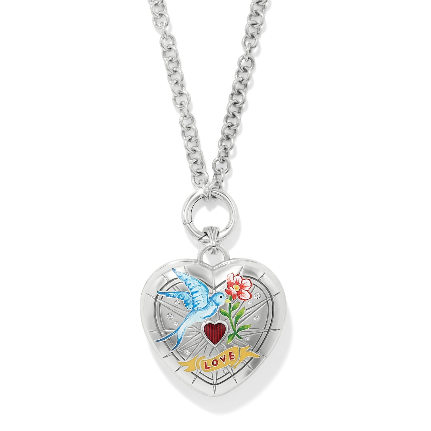 Reverie Bluebird Locket Halskette