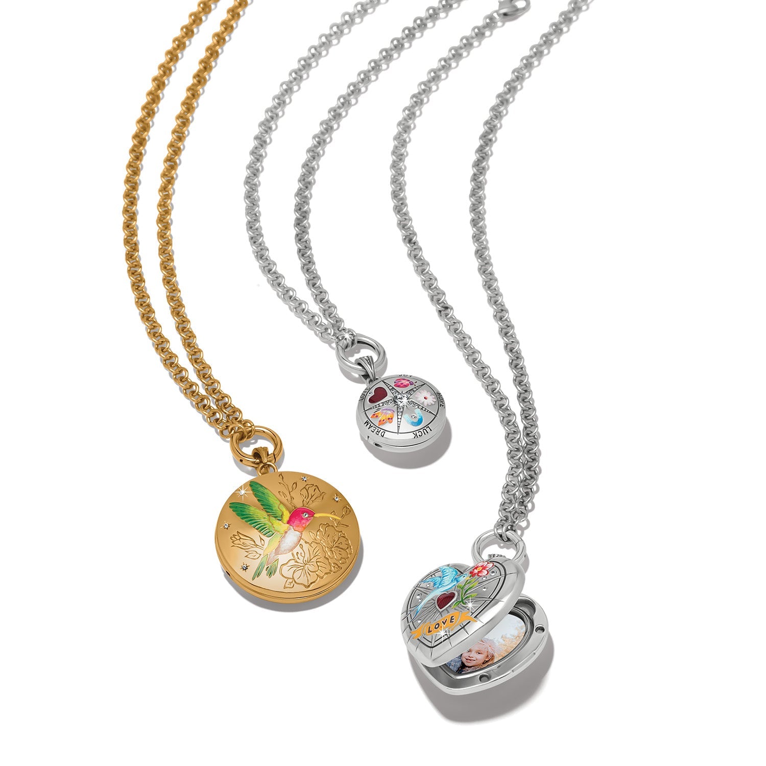 Reverie Bluebird Locket Halskette