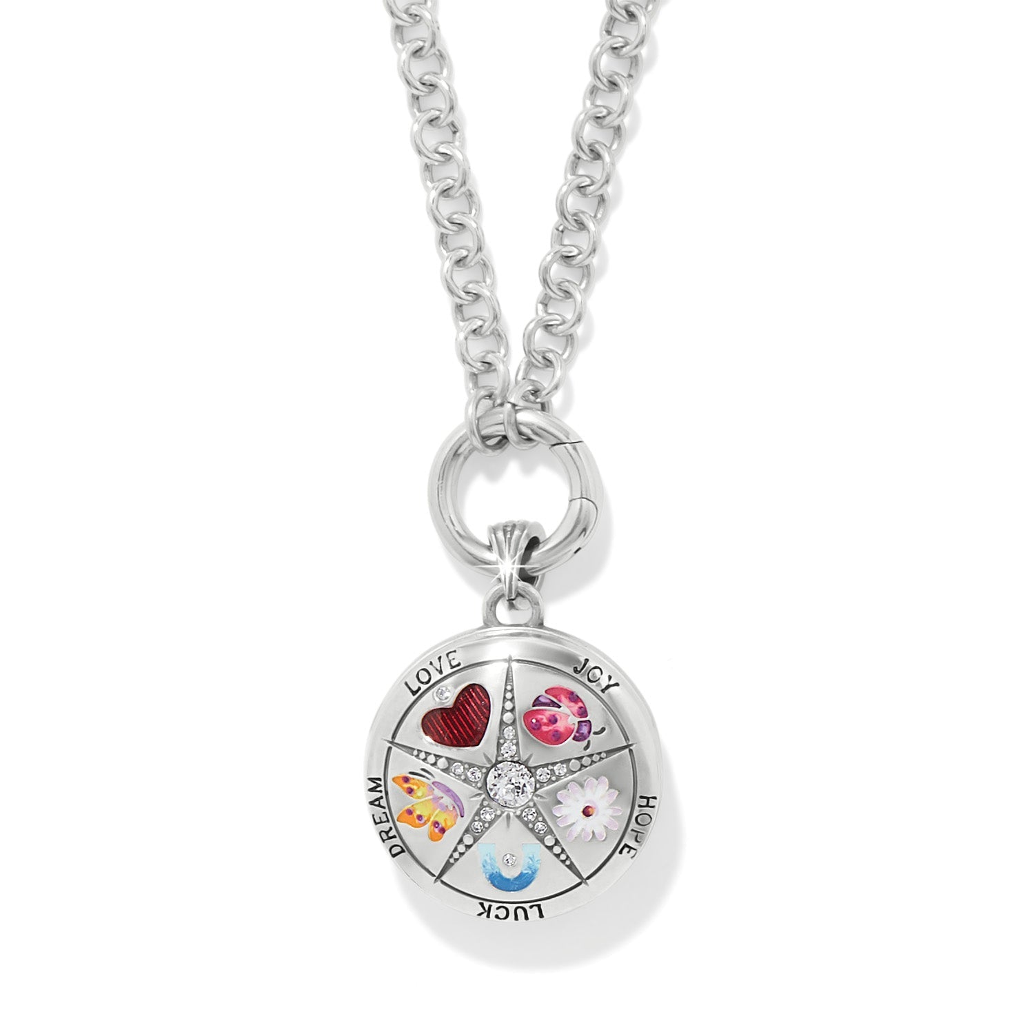 Brighton Reverie Emblem Locket Halskette Style JM0161
