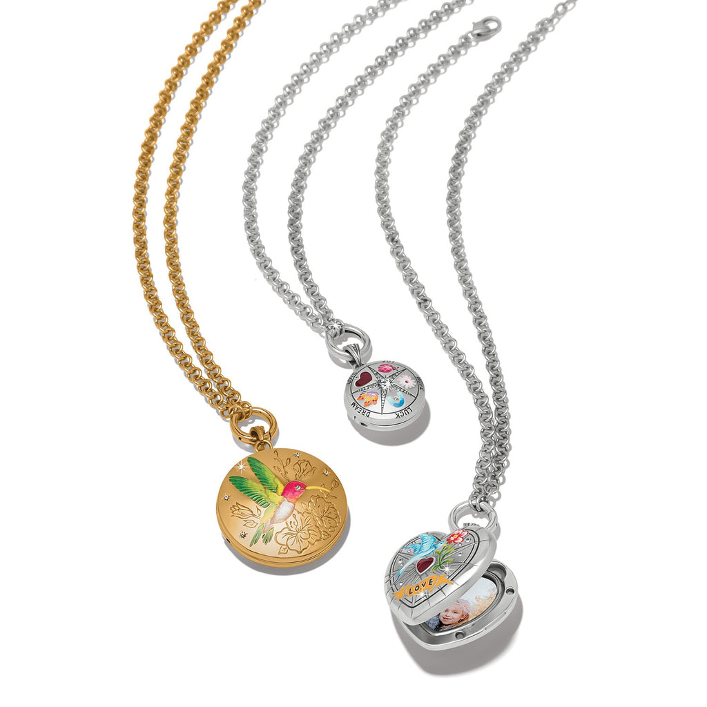 Brighton Reverie Emblem Locket Halskette Style JM0161