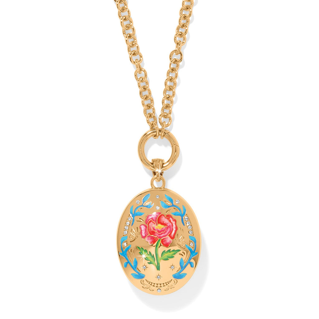Brighton Reverie Rose Locket Halskette Stil JM0164