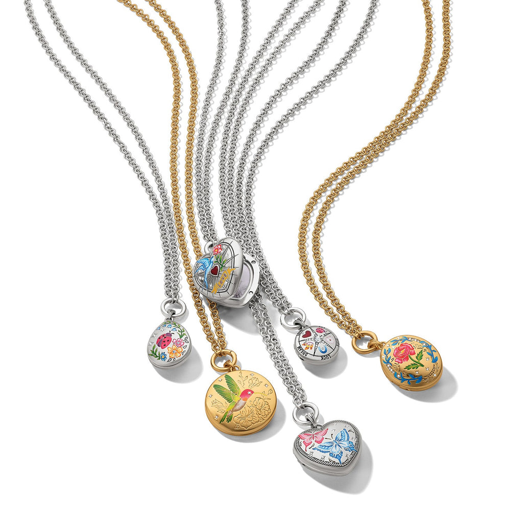 Brighton Reverie Schmetterling Locket Halskette Stil JM0165
