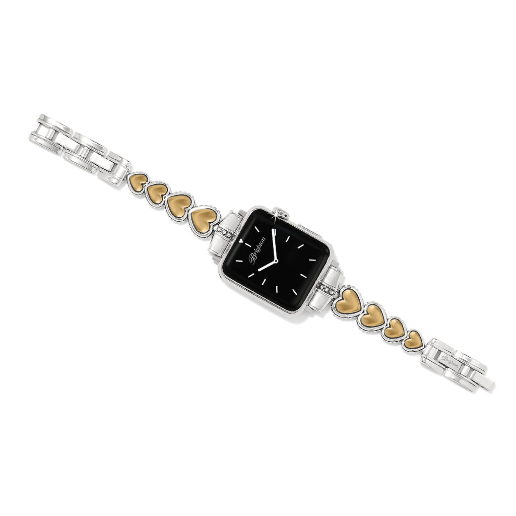 Brighton Pretty Tough Two Tone Heart Apple Watch® Band Style W30612