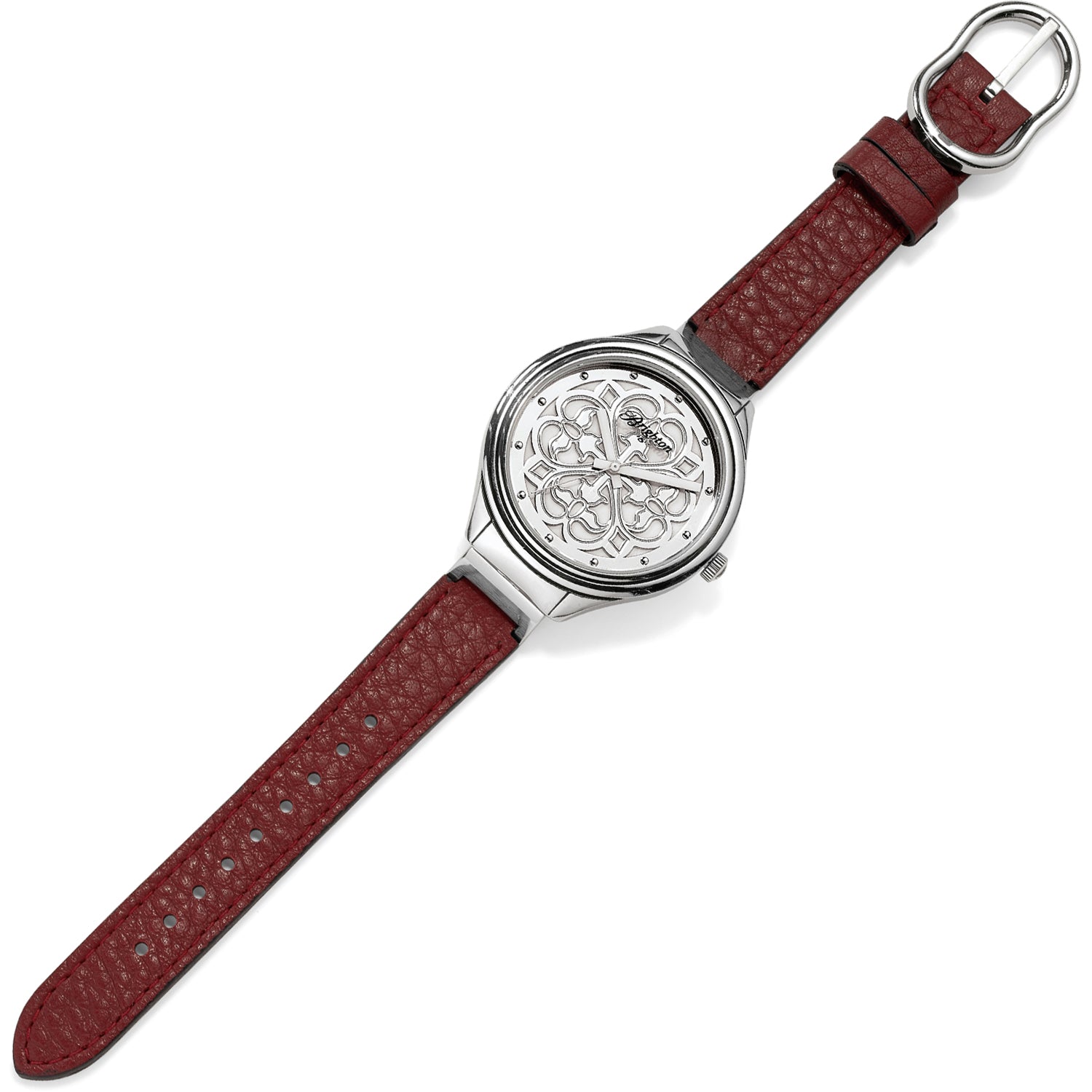 Brighton Ferrara Reversible Uhr Stil W10413 - Schwarz / Rot