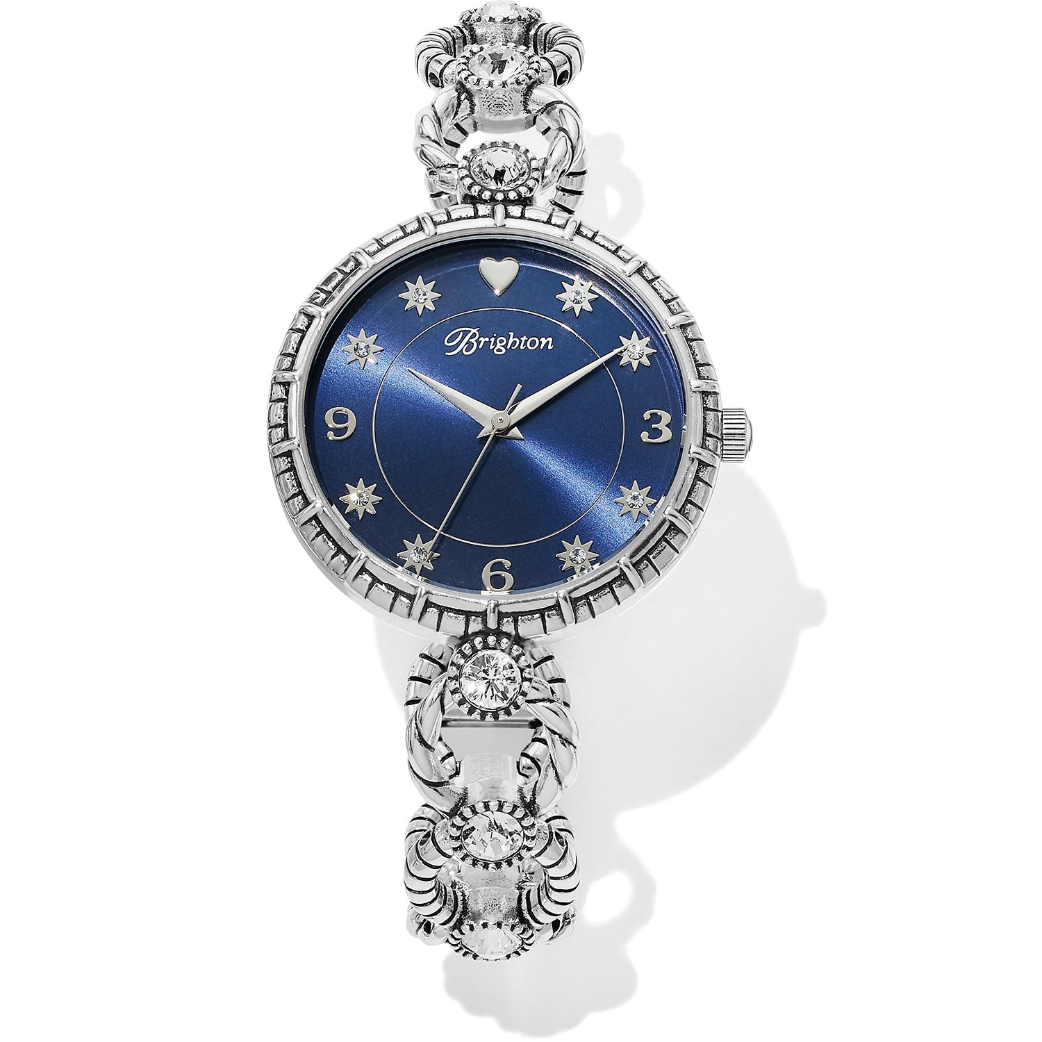 Brighton Halo Star City Uhren im Stil W30393 - Silberblau
